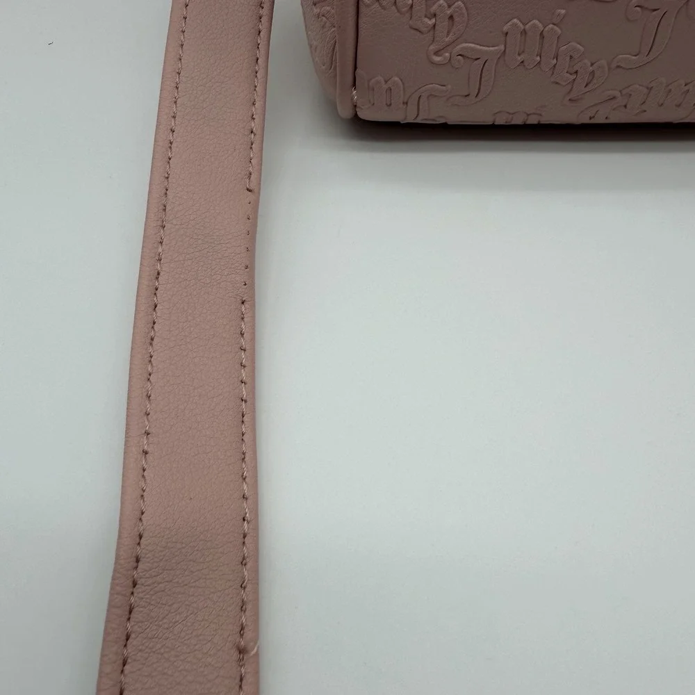 Juicy Couture String Of Pearls Satchel Pink Diamond Handbag Crossbody Bag NWT